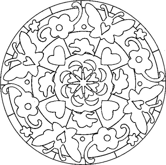 Mandalas Mariposa #26471