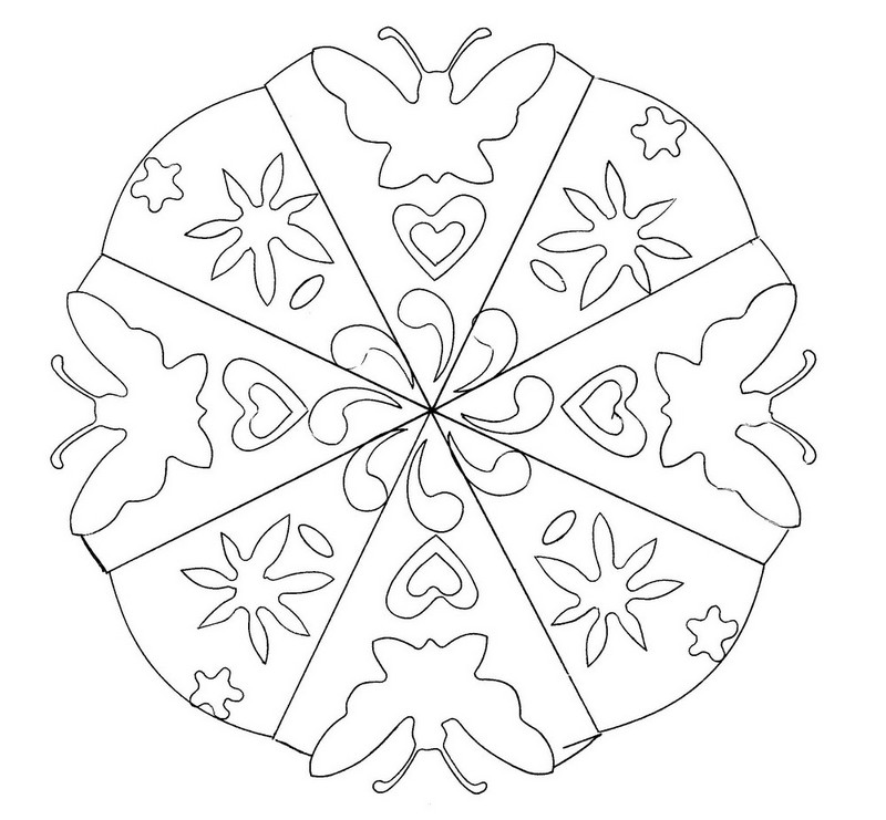 Mandalas Mariposa #26478
