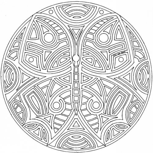 Mandalas Mariposa #26479