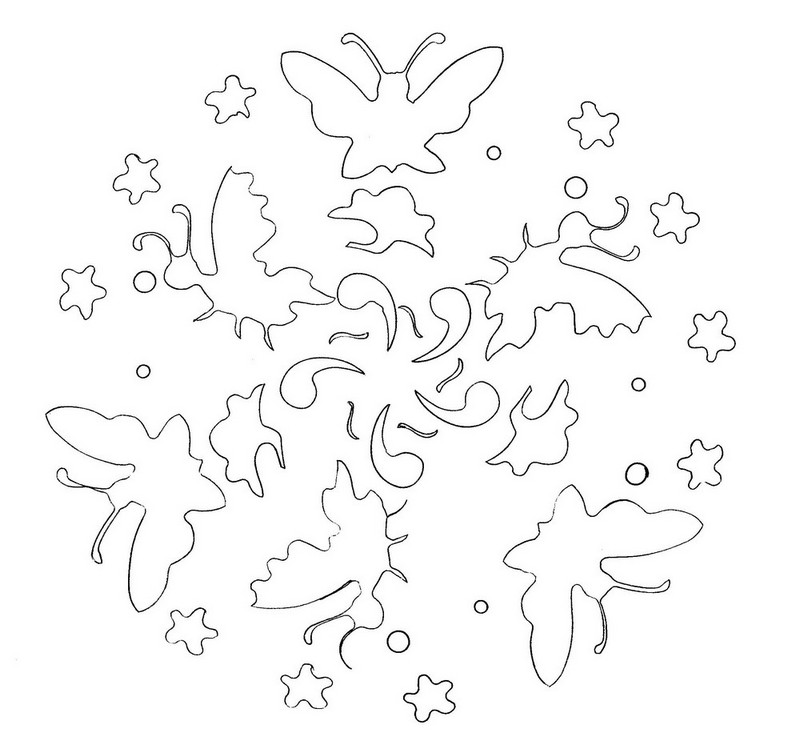 Mandalas Mariposa #26481