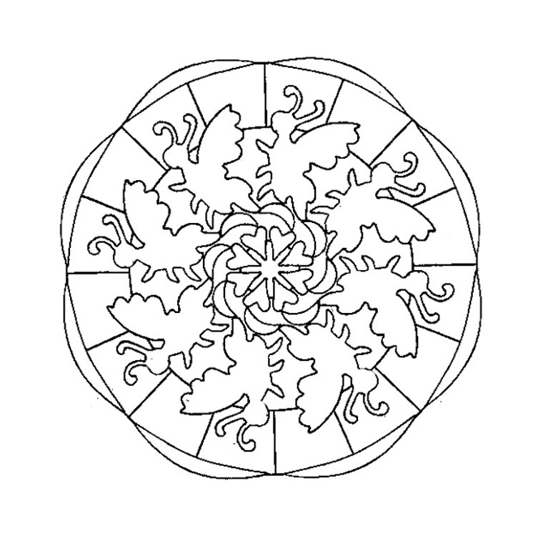 Mandalas Mariposa #26482