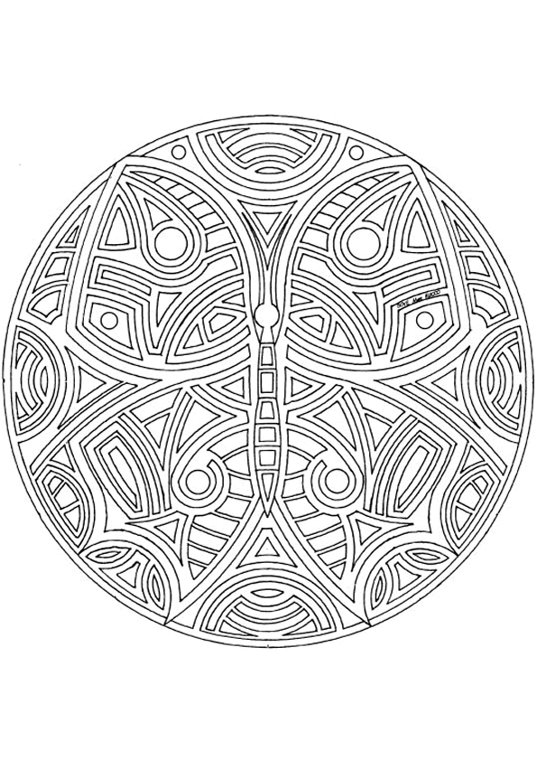 Mandalas Mariposa #26483