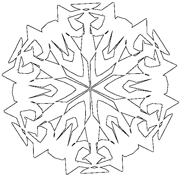Copo de nieve #27461