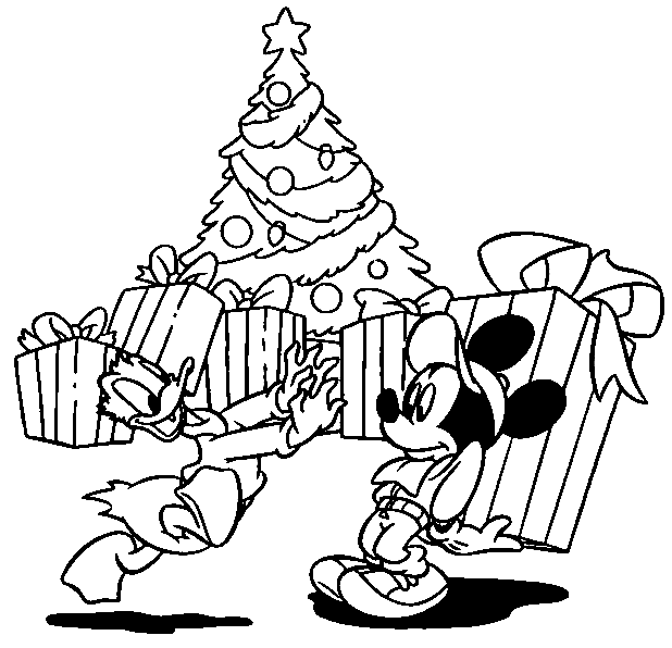 Dibujo de Arbol de Navidad para colorear y pintar #30724