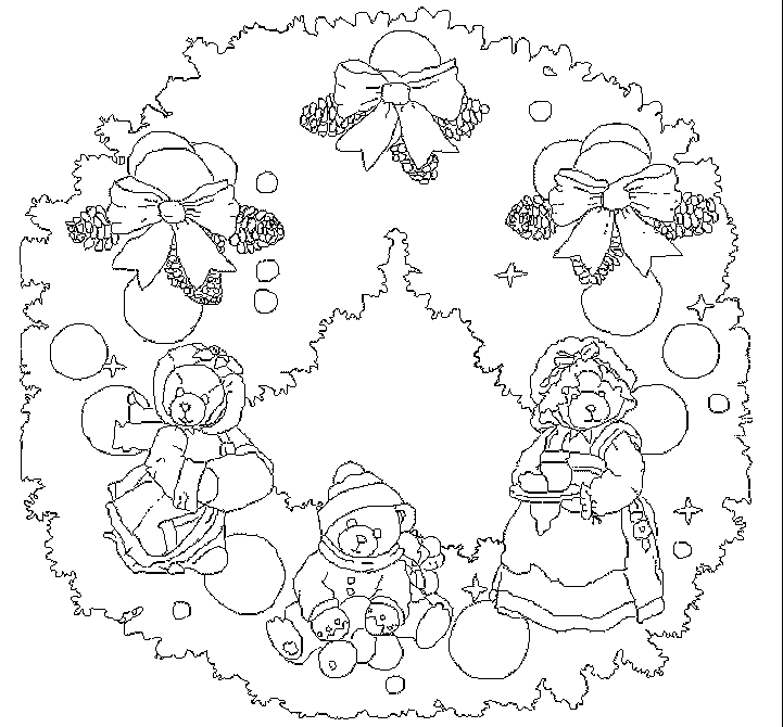 Corona de Navidad #30562