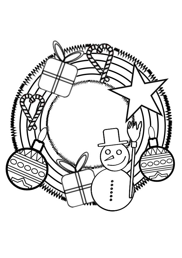 Corona de Navidad #30581