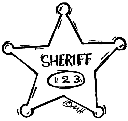 Estrella de sherif #31201