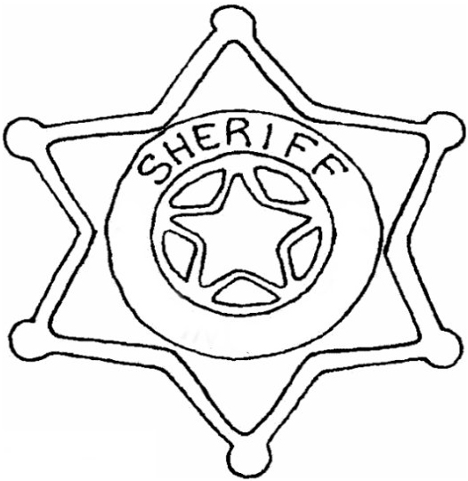 Estrella de sherif #31202