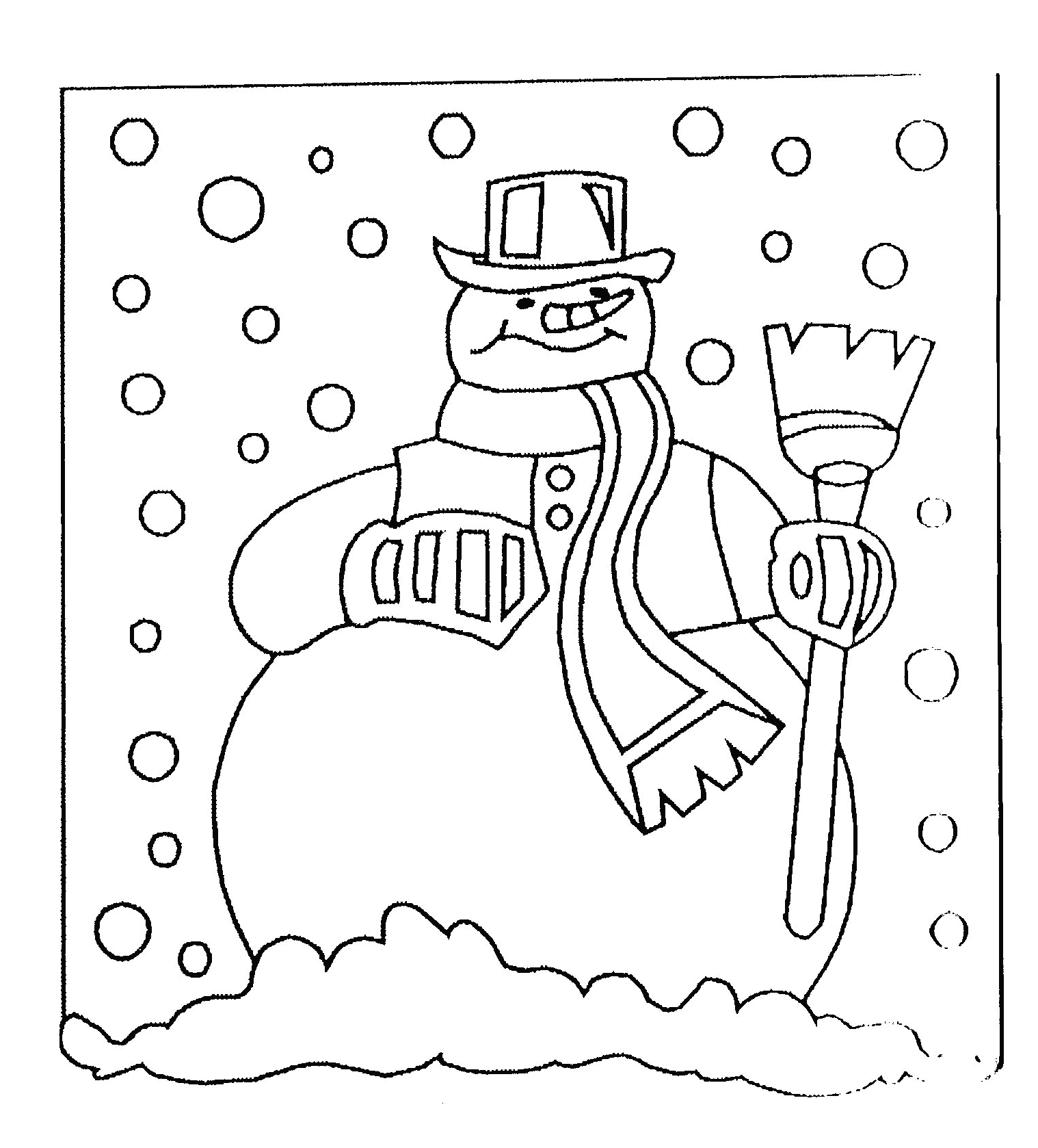 Muñeco de nieve #43108