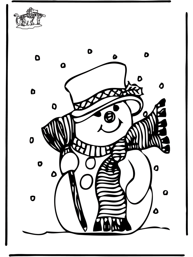 Muñeco de nieve #43224