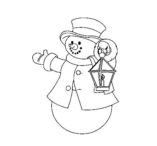 Muñeco de nieve #43231