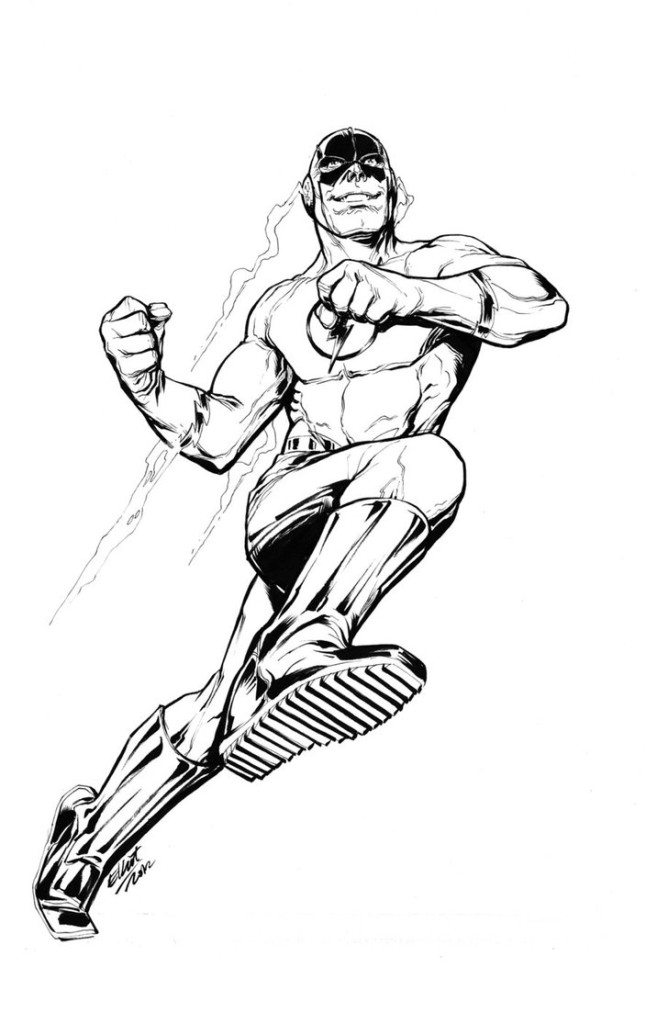 Dibujo De Flash Para Colorear Y Pintar 47137 dibujo-de-flash-para-colorear-y-pintar-47137