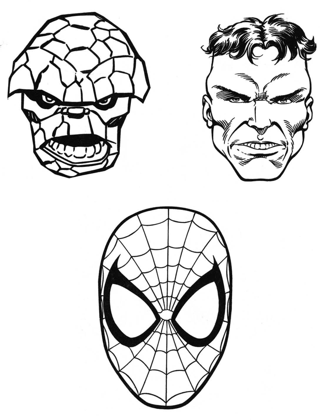 Dibujo De Marvel Super Heroes Para Colorear Y Pintar 47587