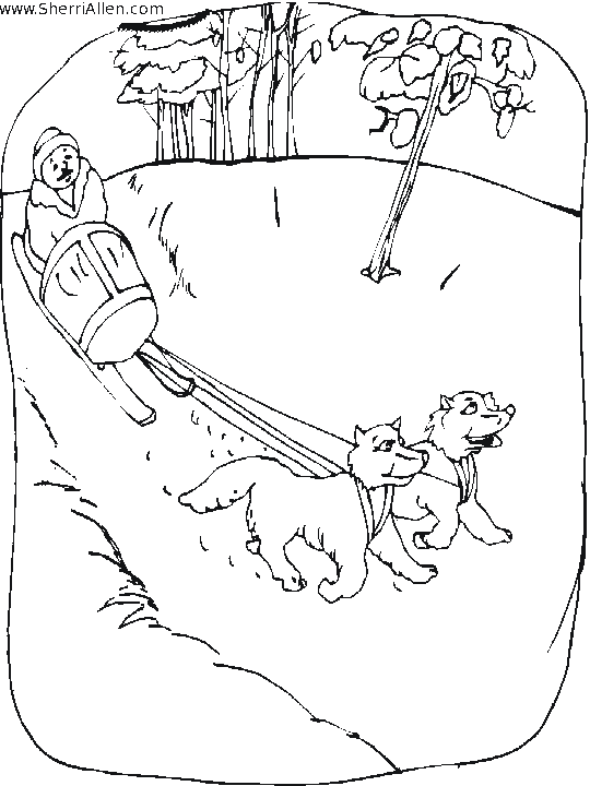 Trineo de perros #50005