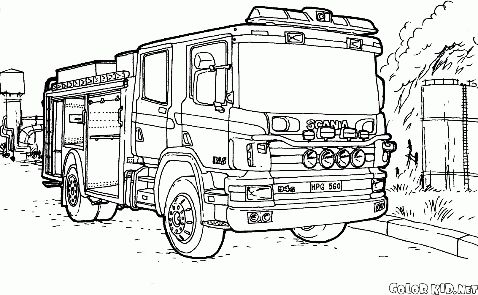 Camión de bomberos #50021