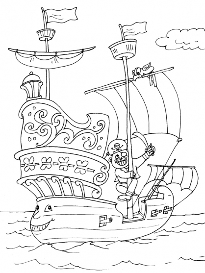 Barco pirata #50724
