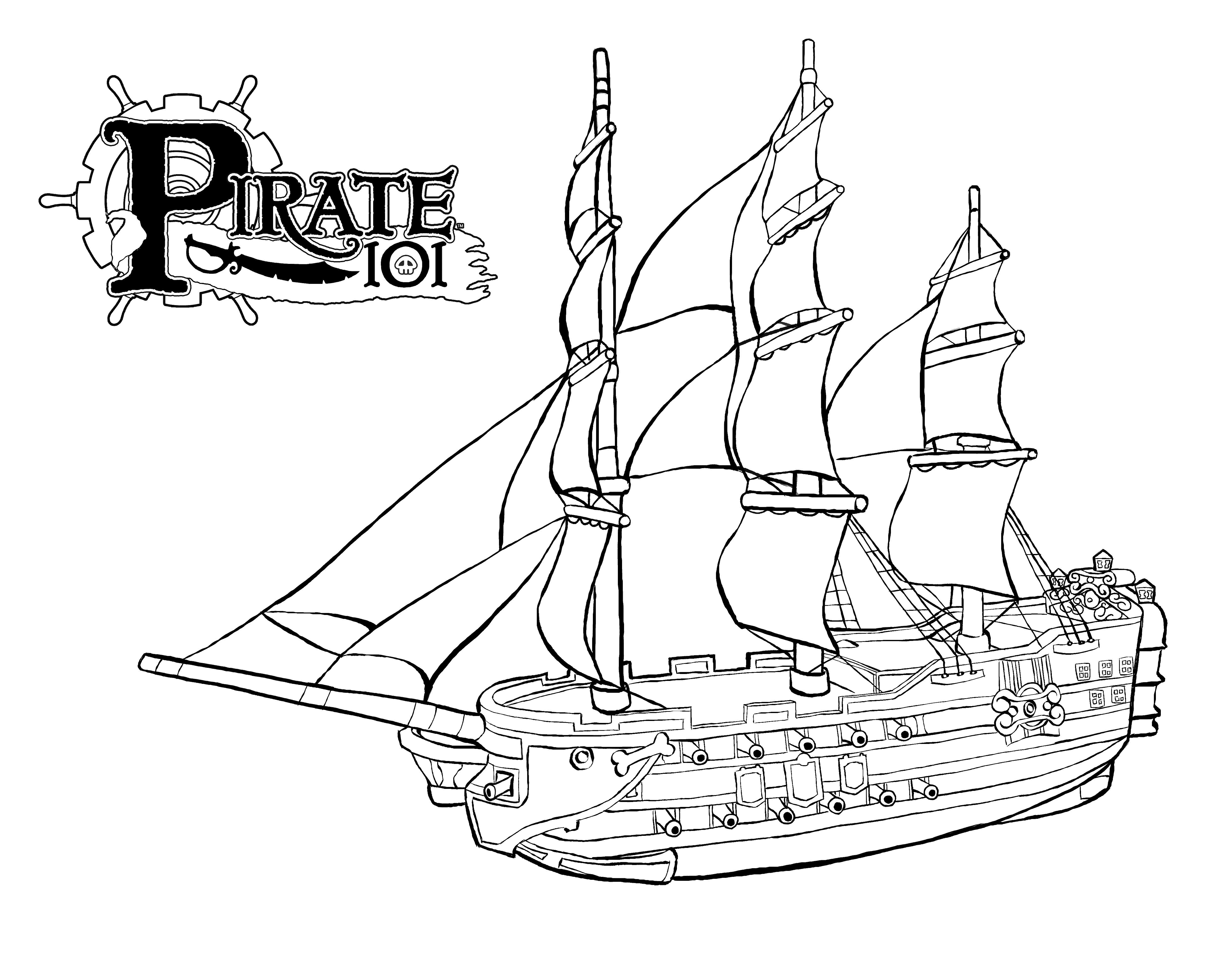 Barco pirata #50729