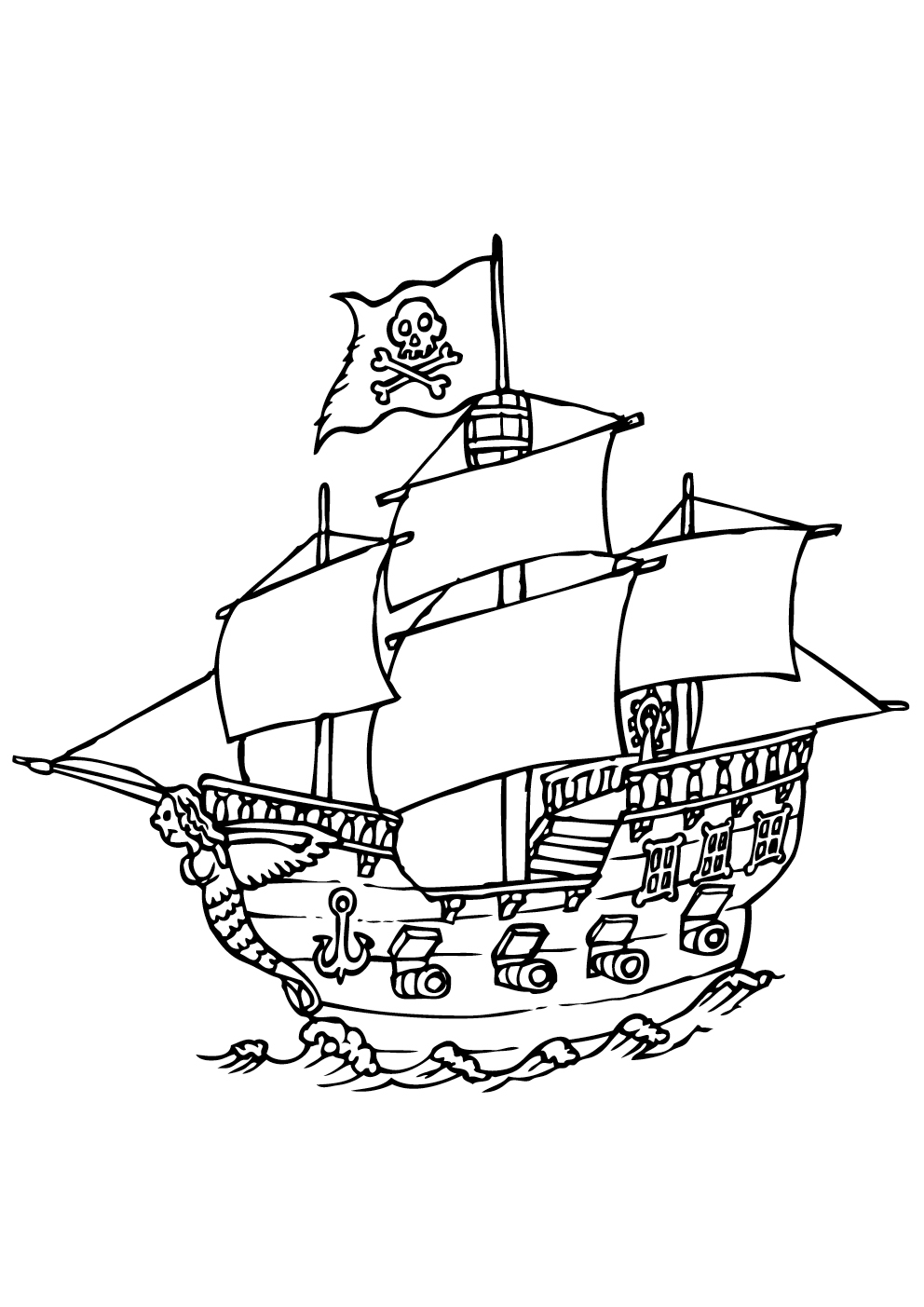 Barco pirata #50730
