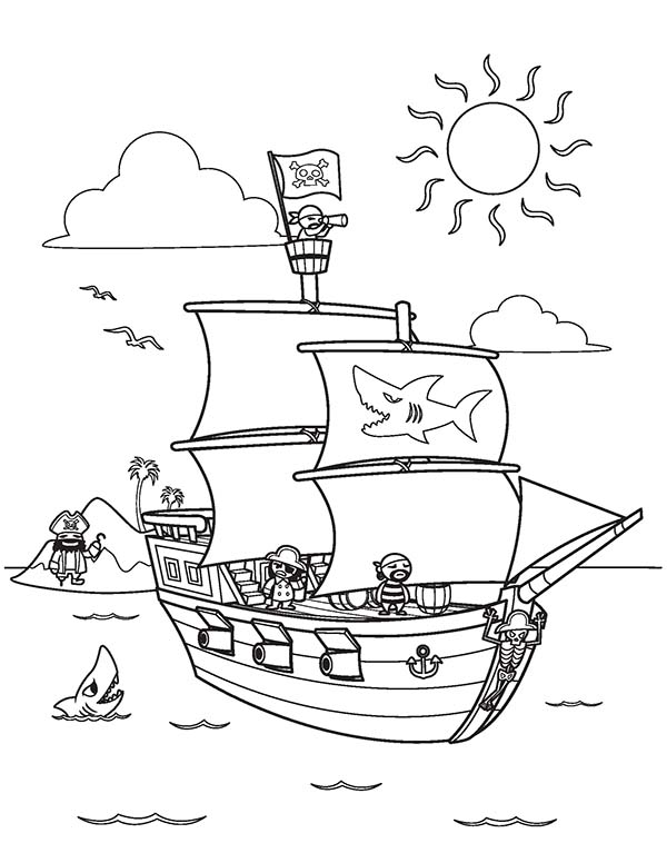 Barco pirata #50738