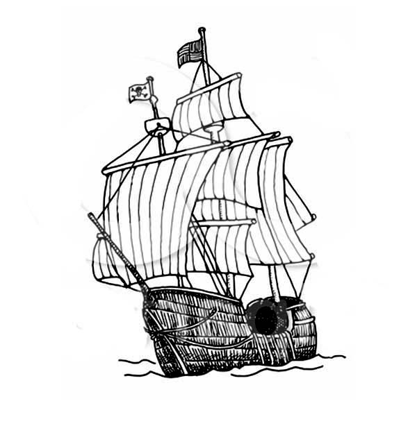 Barco pirata #50742