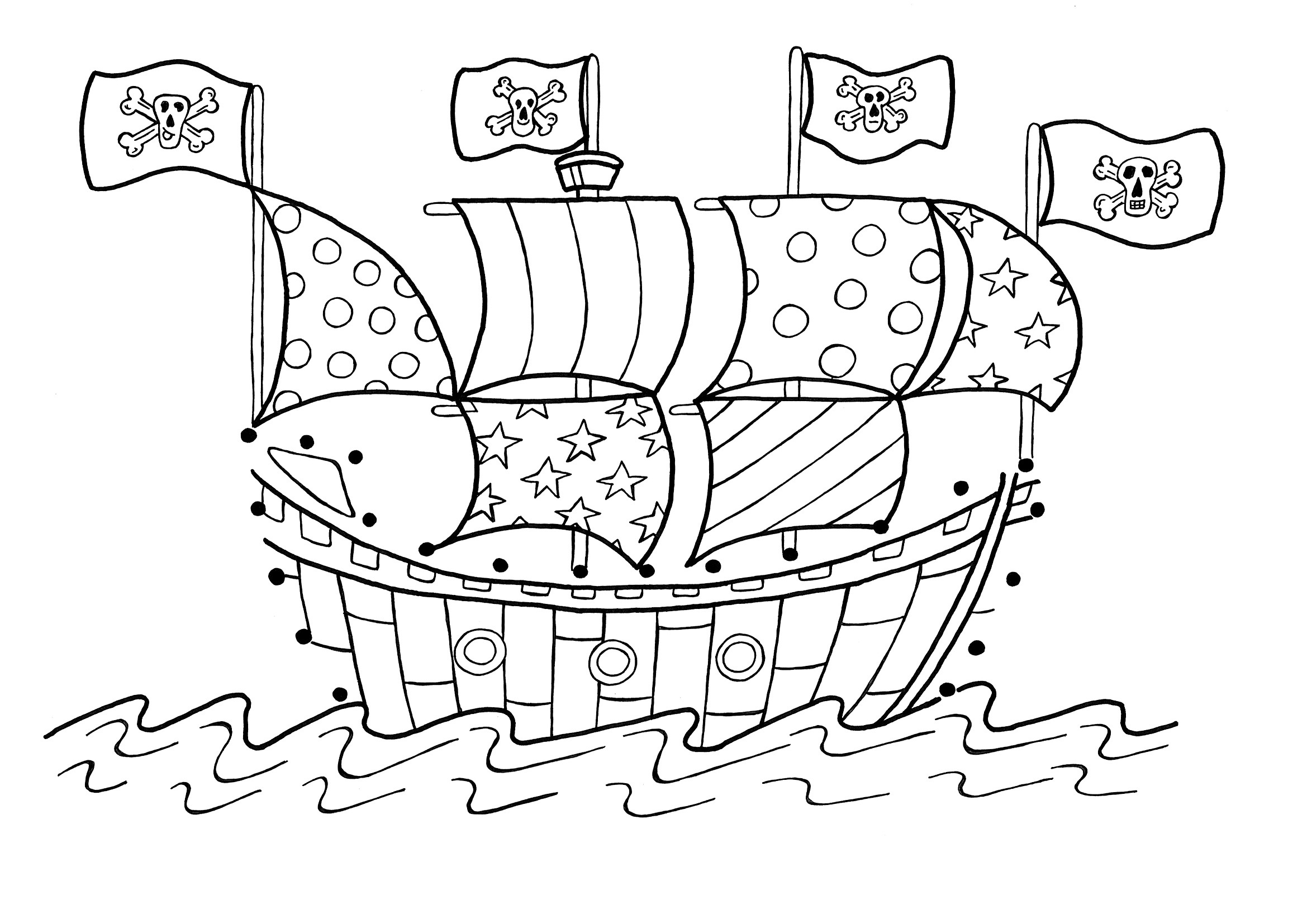 Barco pirata #50748