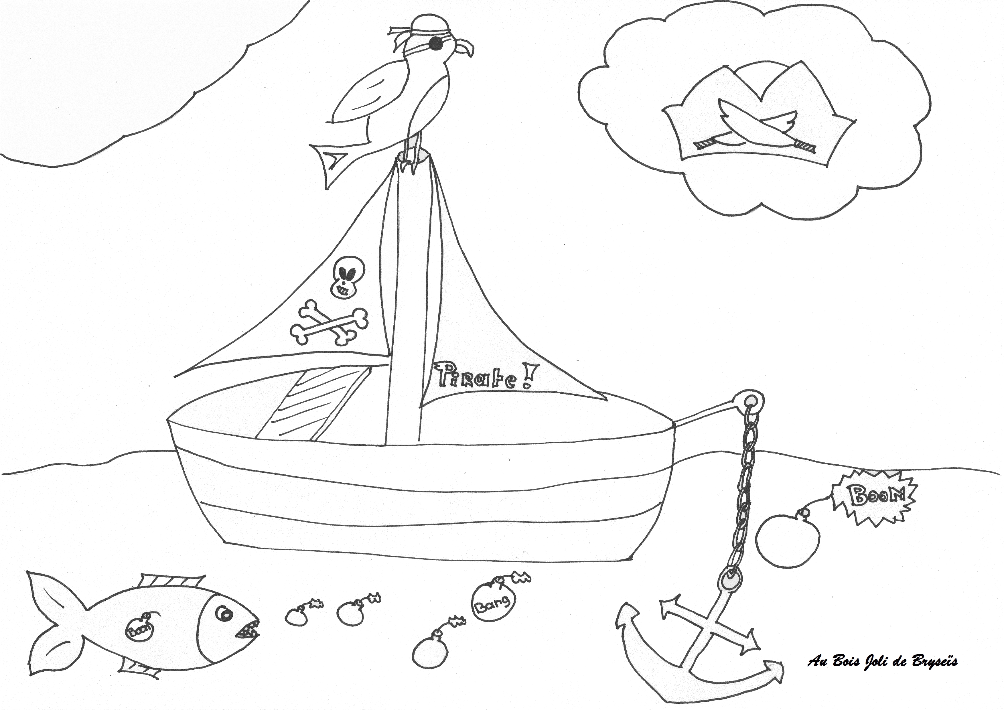 Barco pirata #50757
