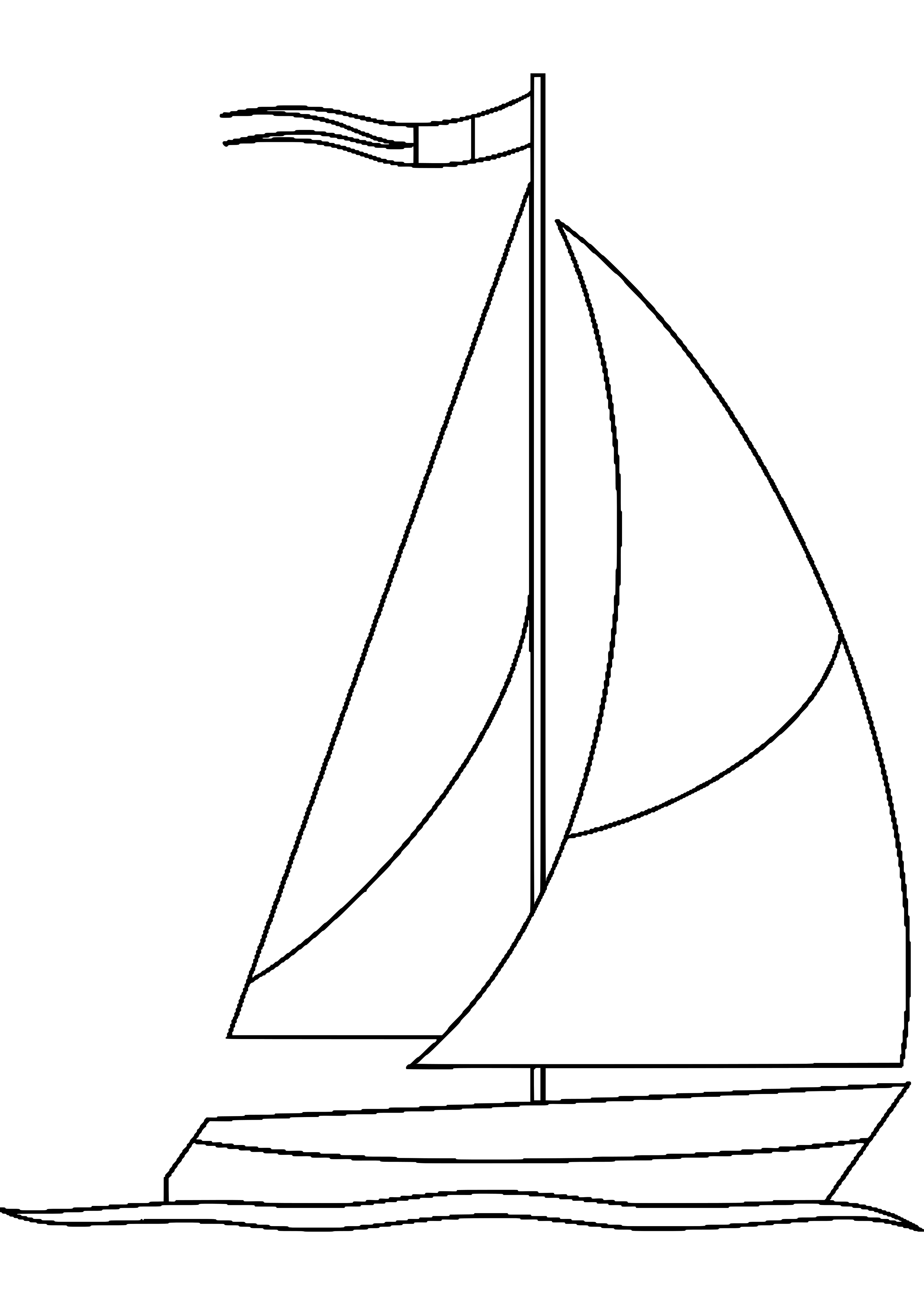 Barco de vela #51162