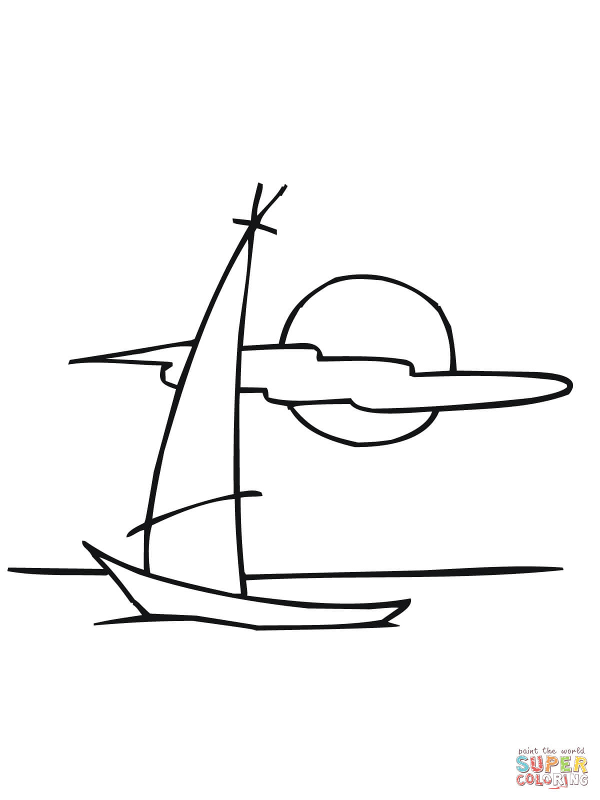 Barco de vela #51197