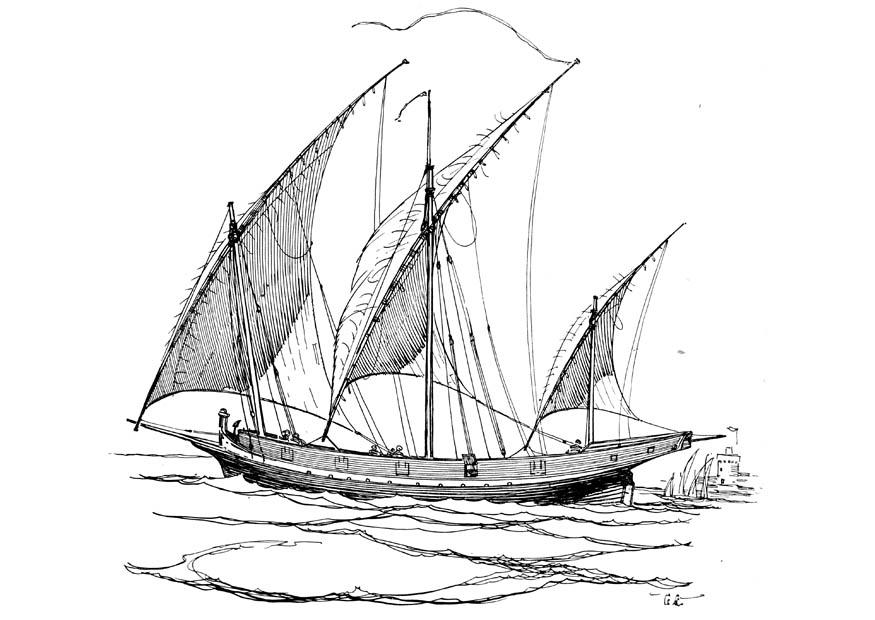 Barco de vela #51210