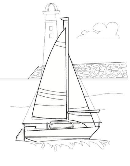Barco de vela #51220