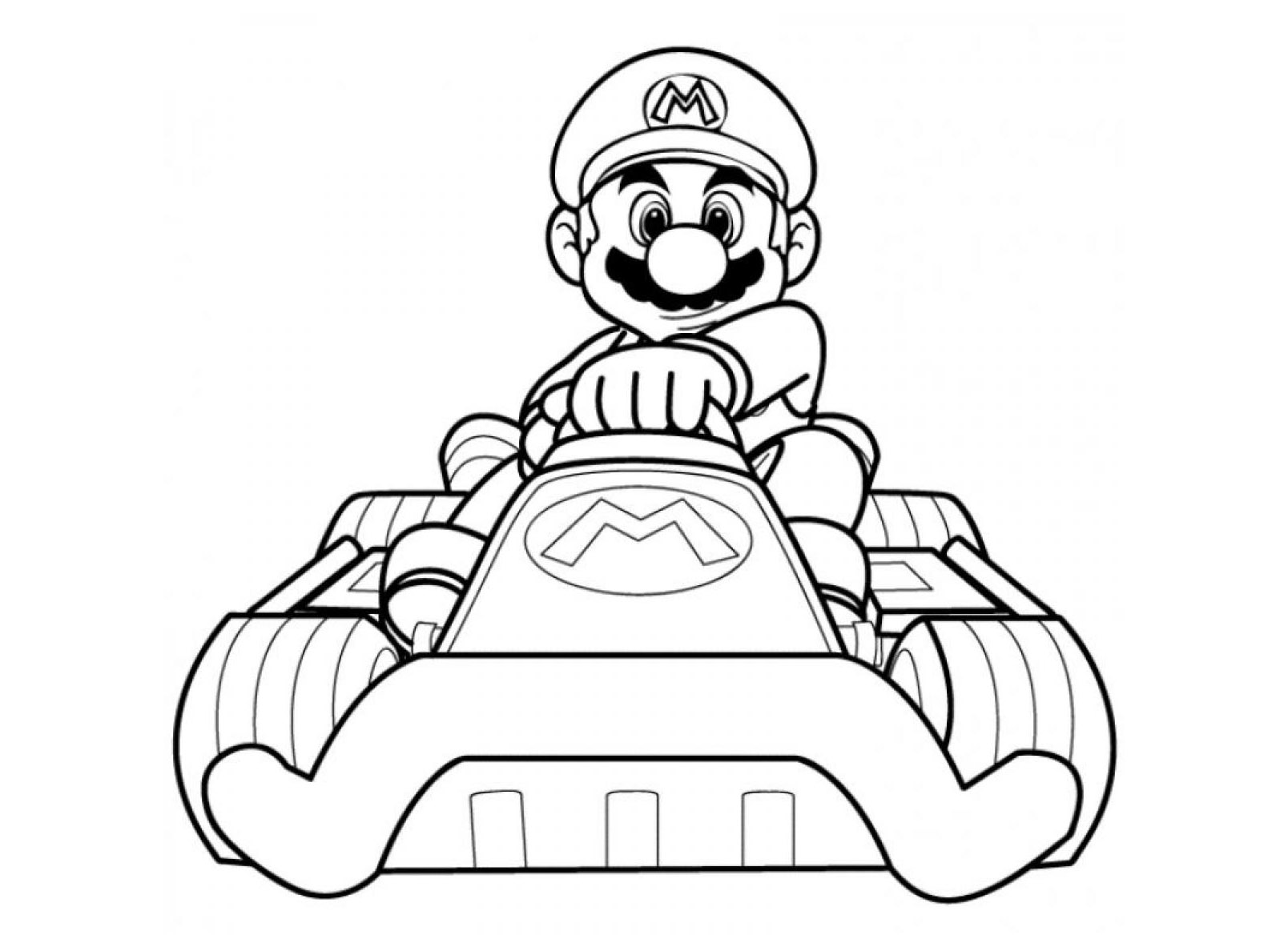 Dibujo De Mario Kart Para Colorear Y Pintar 52619 dibujo-de-mario-kart-para-colorear-y-pintar-52619
