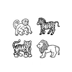 Animales salvajes / de la selva #658