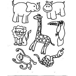 Animales salvajes / de la selva #726