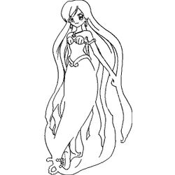 Dibujos de Mermaid Melody: Pichi Pichi Pitch para colorear y pintar