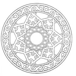Mandalas Copo de nieve #26312