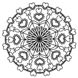 Mandalas Corazón #26327