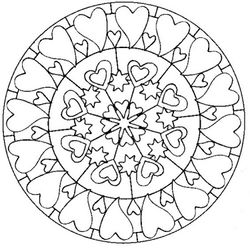 Mandalas Corazón #26328