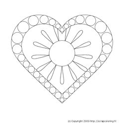 Mandalas Corazón #26329