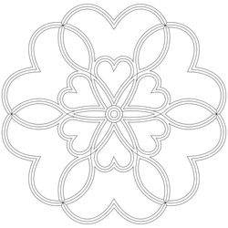 Mandalas Corazón #26331
