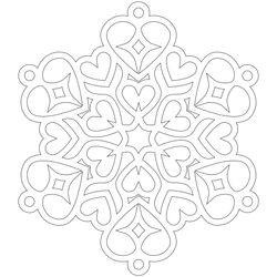 Mandalas Corazón #26333