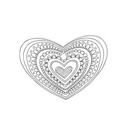 Mandalas Corazón #26334