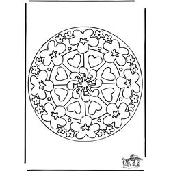 Mandalas Corazón #26335