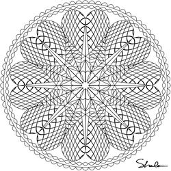 Mandalas Corazón #26336