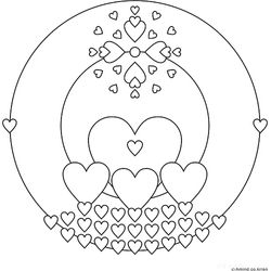 Mandalas Corazón #26339