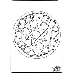 Mandalas Corazón #26340