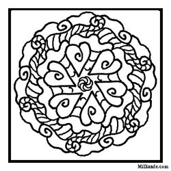 Mandalas Corazón #26342