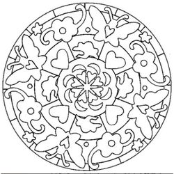 Mandalas Corazón #26345