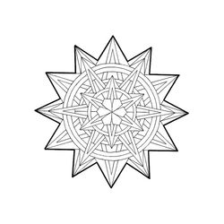Mandalas Estrella #26355