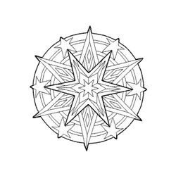 Mandalas Estrella #26359