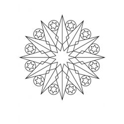 Mandalas Estrella #26370